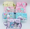 Kawaii Pink White Melody Cinnamoroll Pu Mini One Shoulder Bag Girl Leuke zachte accessoires Bag voor meisje