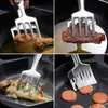 BBQ Grills FAIS DU Barbecue Tongs Food Clip Fish Steak Stainless Steel Grilling Tong Camping Outdoor Kitchen Tool Accessories 230706