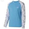 Angelzubehör Bassdash UPF 50 Angel-T-Shirt für Herren Camo Langarmshirt Schnelltrocknende Sweatshirts Atmungsaktiv Halten Sie beim Wandern Radfahren Trekking HKD230706 kühl