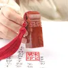 Штампы индивидуальной камень название марки китайская каллиграфия рисунок личный портативный художник Seal Exquisite Office Clear 230705