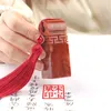 Stempel, individueller Stein-Namensstempel, chinesische Kalligraphie, Malerei, persönliches tragbares Künstlersiegel, exquisites Büro, transparent, 230705