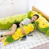 Stuffed Plush Animals Large Pillow Cute Vegetables Pods Pea Shape Stuffed Plush Toys New Creative Plant Doll Pillow Cushion Toy for Baby Children Gift HKD230706