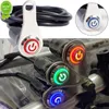 Nuovo pulsante interruttore moto con lampada a LED Montaggio su manubrio Indicatori di direzione Interruttore comando clacson Pulsante impermeabile DC 12V