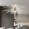 Lustres Lustre En Verre Moderne Pour Salon Salle À Manger Cristal Bâton Luminaire Décor À La Maison Creative Design De Luxe Led Suspendu