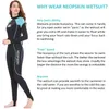 Swim Wear Женский 2 -миллиметровый мокрый костюм для всего тела для корзинга для подводного плавания для серфинга плавание на каноэ в холодной воде задняя молния 230706