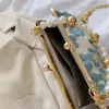 Sacs de soirée élégant femmes sac 2023 tendance métal cadre Clip floraison sacs à main pour femmes perle poignée concepteur luxe bandoulière