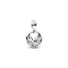 Nowy 2023 100% 925 Sterling Silver Winter ME Series wisiorek Charm Fit DIY kobiety bransoletka naszyjnik oryginalna modna biżuteria na prezent