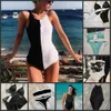 Letter Print Bikini Korte Set Thongs Mode Strandbeha Feest Sexy Push Up Bandage Badpak Zwemkleding Dames Badmode Mooie Kleuren CH 98RR