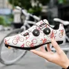 Cycling Footwear SPD Cycling Sneaker Mtb Men Women Mountain Bicycle Footwear Ultralight Racing Road Bike Shoes Flat Cleats Dirt Speed Sneakers HKD230706