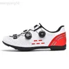 Calçado de ciclismo Sapatos de chuteiras brancos Sapatos de bicicleta masculinos Sapatos de pedal planos Calçados de bicicleta Tênis de ciclismo Mtb Sapatos esportivos ao ar livre Velocidade sem travamento HKD230706