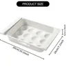 1pc szuflada lodówki typ jajko schowek na owoce akcesoria kuchenne Organizer półka lodówka półka do przechowywania (26*18*5cm/10.2*7.1 * 1.9in)