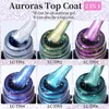 Nagellak LILYCUTE 7ML Aurora Top Coat Vonken Aurora Gel Nagellak Semi Permanente UV Gel Functie Top Coat Voor Nail Art Gel Vernis 230706