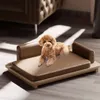 Lit pour chien, canapé amovible pour animal de compagnie, tapis de lit doux pour chat et chien, cadeau de meubles pour animaux de compagnie