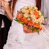 Réceptacle de fleurs décoratives bricolage mariage porte-bouquet de fleurs de mariée supports pour mariages poignée florale en mousse