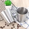 9oz Stainless Steel Wine Glasses Durable Double Layer Coffee Mugs Chilling Beer Glasses Travel Outdoor Camping Car Mugs Q281