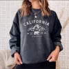 レディース パーカー スウェット スウェット カリフォルニア ベア スウェットシャツ Tシャツ Juneteenth シャツ レディース ユニセックス クルーネック 230706