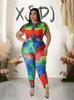 Women's Plus Size Pants Summer Set Satin Silk Top and Sexy 2 Piece Casual Elegant Wholesale Direct 230705