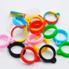 13mm 16mm 18mm 20mm 40mm Silicone Lanyard Band Silicon Necklace O Ring Clips for Disposable Pen Pod Kit Flat Battery String Neck Rope Chain Strap DHL