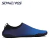 Vandringsskor Snabbtorkande Strandvattenskor Unisex Simning Aqua Tofflor Seaside Barfota Surfa Upstream Sneakers Kvinnor Män Lätta sandaler HKD230706