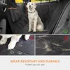 Car Cover Oxford Dog Cat Carrier Waterproof Pet Mat Hammock Cushion Back Seat Protector With Zipper And Pockets HKD230706