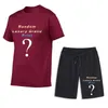 メンズジャージ 2023 夏 Tシャツショーツスーツレジャージムスポーツセットブランドロゴ印刷半袖トップソフトコットン 100
