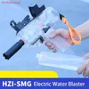 Gun Toys HZI SMG UZI Electric Water Bambini Plastica Giocattoli fantastici Summer Blaster Entertainment AC86 230705