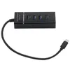 4 portar USB C HUB 3.0 Type-c Splitter Höghastighetsdataöverföringsadapter för Macbook iMac Phone PC Datortillbehör USB-C Hub