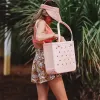 bogg bag xl Beach Bag Solid Punched Organizer Basket Summer Water Park Handbags Large Womens Stock Gifts 9973 bogg bag