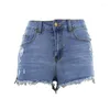 Dames Shorts Bruin Denim Dames Casual Zomer Jeans 2023 Y2K Streetwear Hoge Taille Recht Mode 90s