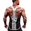 Débardeurs pour hommes Arrivée Stringer Vêtements Bodybuilding Débardeurs Hommes Fitness Singlet Chemise Sans Manches Solide Coton Muscle Gilet Unders 230705