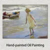 Impressionist Art Landscapes Girl on The Beach Joaquin Sorolla Y Bastida Painting Beach Scene Handmade Oil Artwork High Quality