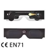 VR AR Accessorise 100pcs / lot Certificato Safe 3D Paper Occhiali solari lentes vr Eclipse Viewing 230706
