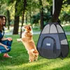 犬用カーシートカバー 子犬テント ペット 屋外 通気性 ペット 取り外し可能な巣 グリッドウィンドウデザイン 丈夫な構造 アヒルに適しています