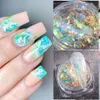 Nagelglitter 01g Eiskristall Opal Pailletten Maniküre Glitzerflocken Nagel Paillettte 3D Dünne Charms Dekoration Aurora Pulver Staub CHXR0107 230705