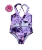 Women's Swimwear 2023 Design Teenager Sweet Flouncing Swimsuit Young Girl Hollow Out One-Piece Kid Child Lovely Summer Beachwear