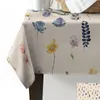 Tafelkleed bloembladeren waterdichte rechthoekige tafelkleed eetkoffie deksel buiten picknick