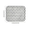 Tapis de table Tapis d'évier de cuisine en silicone Grand protecteur Protecteurs d'accessoires de grille pour acier inoxydable antidérapant