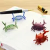 Caso a matita Porta di penna creativa Crab carino 4PCSSET Desktop Sollevamento pesi Storage Reaction Gift Cartoley 230705