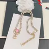 20 Стиль C-буквы CCITY Gold Cuban Link Chain Chep Sender Englace Designer Designer Ожерелья для женских ювелирных аксессуаров для женского мужчины 55