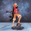 Anime Manga GSF Ny One Piece Luffy Anime Figur Monkey D. Luffy Actionfigur 25 cm PVC Samlarmodell Dockleksaker Presenter L230706 L230706