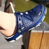 Wandelschoenen Hot Koop 2023 Mannen Aqua Schoenen Nieuwe Ademende Mannen Strand Sneaker Schoenen Strand Vissen Water Gaten Outdoor zomer Sandalen HKD230706