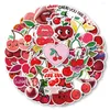 Presentpapper 50st Frukter Kawaii Cherry Stickers För Telefon Resväska Brevpapper Gitarr Cup Laptop Scrapbook Scrapbooking Supplies Kids Sticker