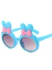 Solglasögon Ovala öron för barn Söta hårrosor Tjejglasögon Flerfärgade Rosa koreanska nyanser Glasögon Mode Baby Party Gafas