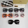 Projektant Burbrery Okulary przeciwsłoneczne Cykl Luksusowa moda Sport Polaryzacyjne okulary przeciwsłoneczne Mężczyźni Kobiety New Vintage Baseball Summer Beach Driving Black Square Okulary przeciwsłoneczne