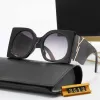 Luxus-Sonnenbrillen Markensonnenbrillen High-End-Damenbrillen UV-Schutz Mode-Sonnenbrillen Alphabet Lässige Brillenbandetui dgfdsh