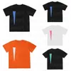 Camisa Masculina Designer Friends Homens Mulheres Manga Curta Estilo Hip Hop Alta Qualidade Preto Branco Laranja Tees Tamanho