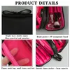 Cosmetic Bags Double Layer Bag Women's Large Capacity Nylon Waterproof Makeups Storage Toiletries Organizer Makeup Container