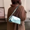 Вечерние сумки 2023 бренд роскошные дизайнерские дизайнерские лазерные женщины сумка для подмышки Серебряная шикарная женская вечеринка на плече