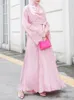 エスニック服カフタン女性のためのモロッコドレス女性 Jilbab ビスポークオケージョンドレス Setelan イスラム教徒の祈りの服黒アバヤバングラデシュ