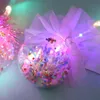 Light-Up Magic Ball Wand Glow Stick Witch Wizard LED Magic Wands Rave أعياد الميلاد الأميرة Halloween Decor Angle Favors Kids Toys Gift